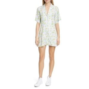 NWOT Sandy Liang watercolor shirt dress
